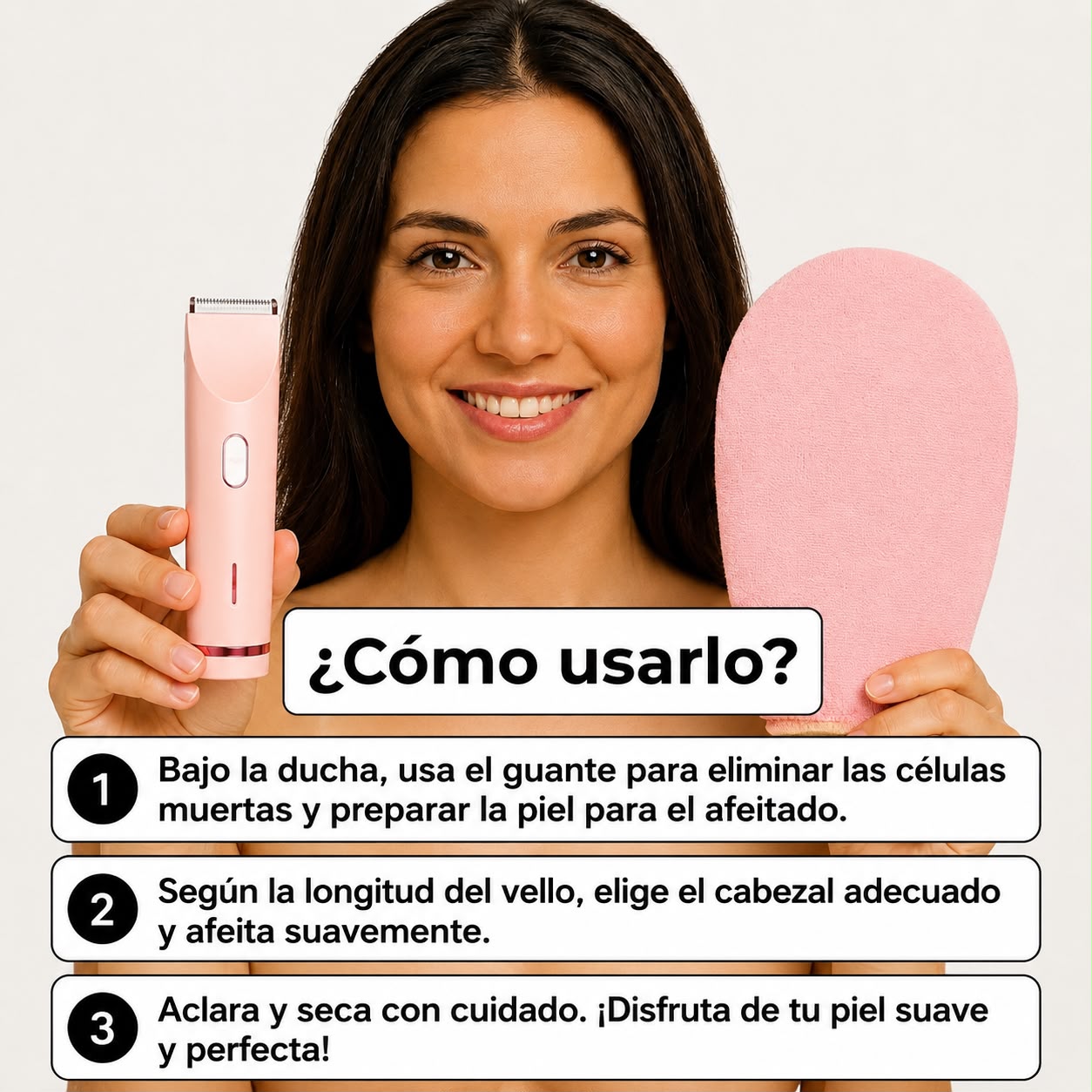 DEPILADORA 2 EN 1 PARA BIKINI Y CUERPO SOVEA™