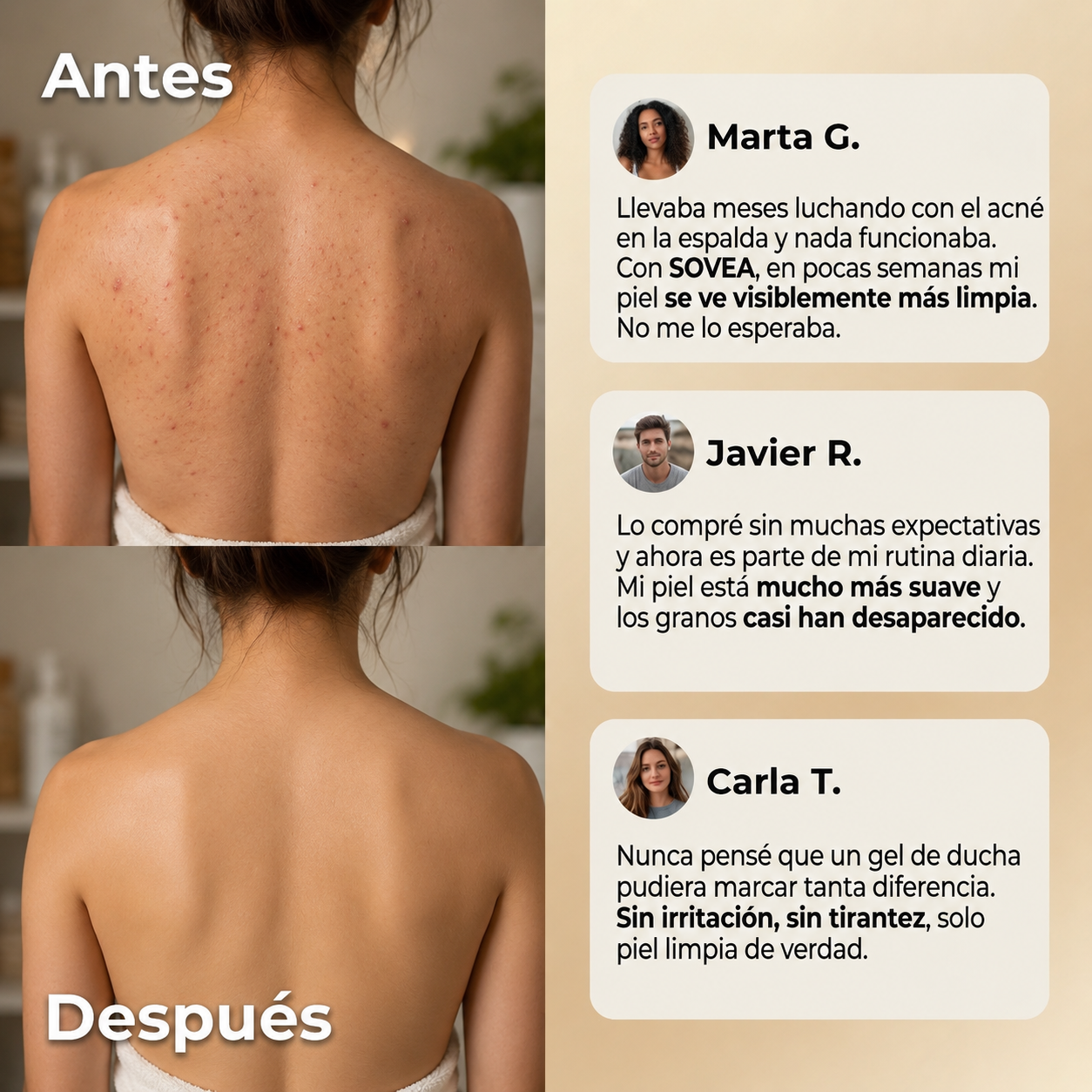 Gel De Baño Anti Acné SOVEA™